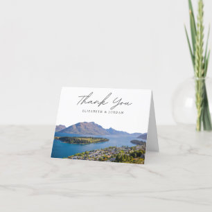 Queenstown New Zealand Photo Blank Thank You Card
