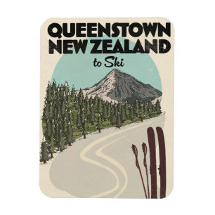 Queenstown New Zealand to Ski Magnet