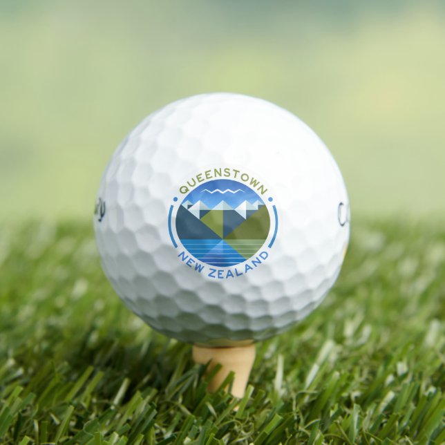 QUEENSTOWN SOUTH ISLAND NEW ZEALAND GOLF BALLS (Insitu Tee)