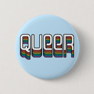 Queer 6 Cm Round Badge