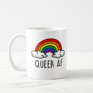 QUEER AF COFFEE MUG