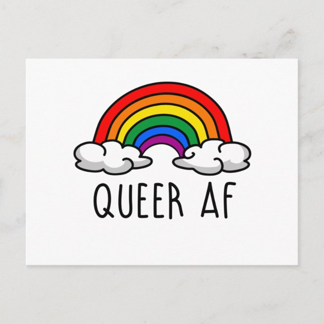 QUEER AF POSTCARD (Front)