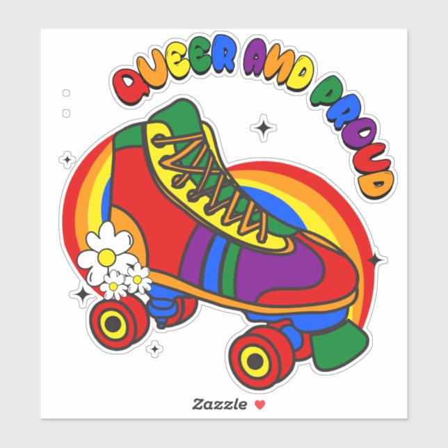 Queer And Proud Rainbow Skate (Sheet)