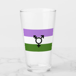 Queer - Gender Queer Pride Glass