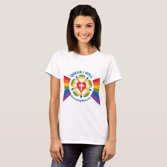 Queer I Roll t-shirt (Front Full)