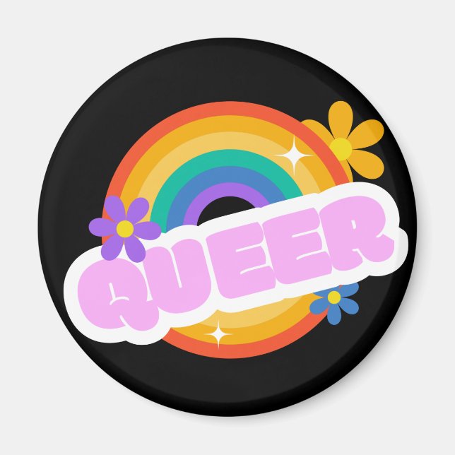 Queer. LGBT+Pride.   Magnet (Front)