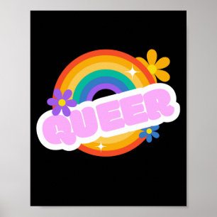 Queer. LGBT+Pride. Poster