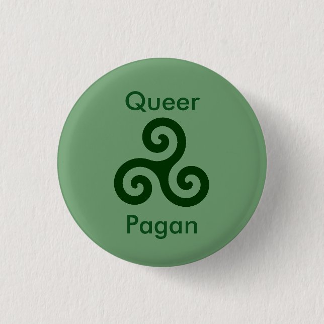 Queer Pagan 3 Cm Round Badge (Front)