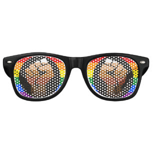 Queer People of Colour Pride Flag Sunglasses