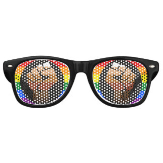 Queer People of Colour Pride Flag Sunglasses