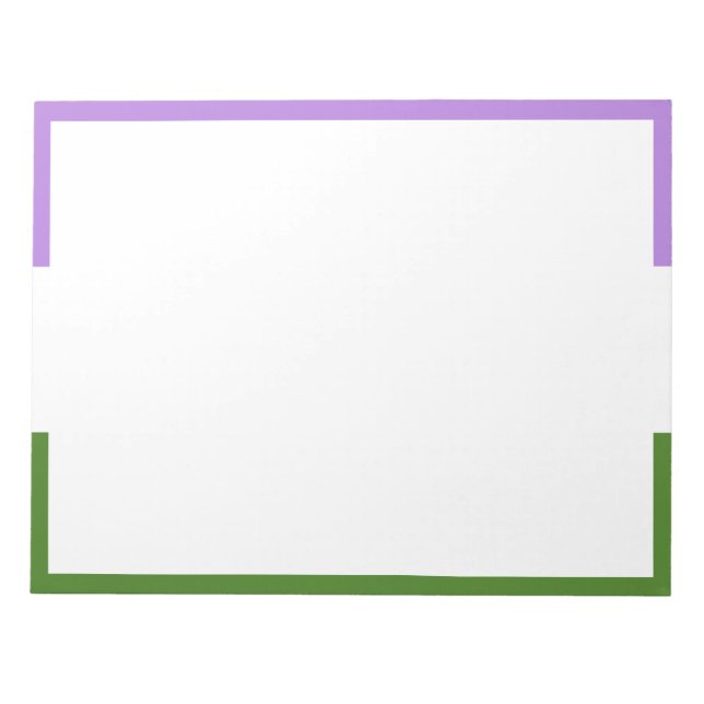 Queer Pride Flag Notepad (Front)