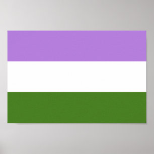 Queer Pride Flag Poster