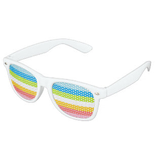 Queer Pride Flag Retro Sunglasses