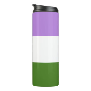 Queer Pride Flag Thermal Tumbler