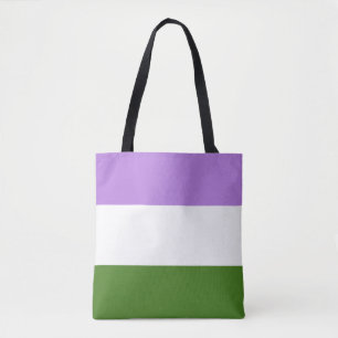 Queer Pride Flag Tote Bag