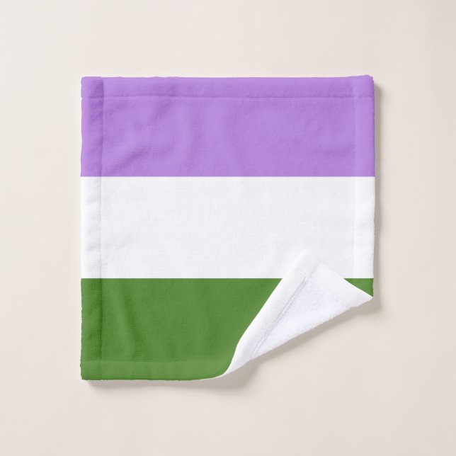 Queer Pride Flag Wash Cloth (Wash Cloth)