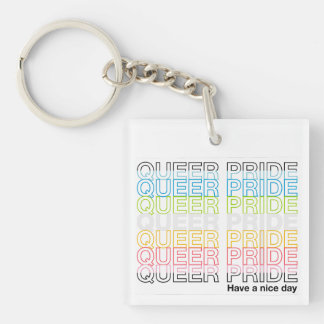 Queer Pride Key Ring