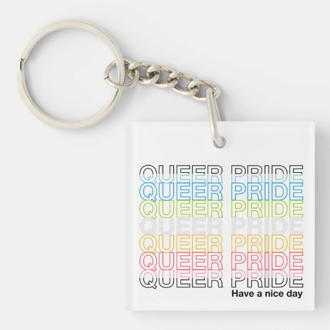 Queer Pride Key Ring (Front)