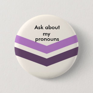 Queer Pronouns Button Ask