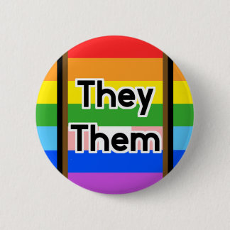Queer SCV Pronoun Button They Them