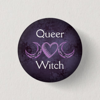Queer Witch 3 Cm Round Badge