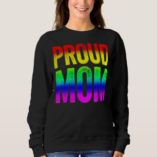 Queer Women Proud Mum Lesbian Lgbtq Pride Month L Sweatshirt