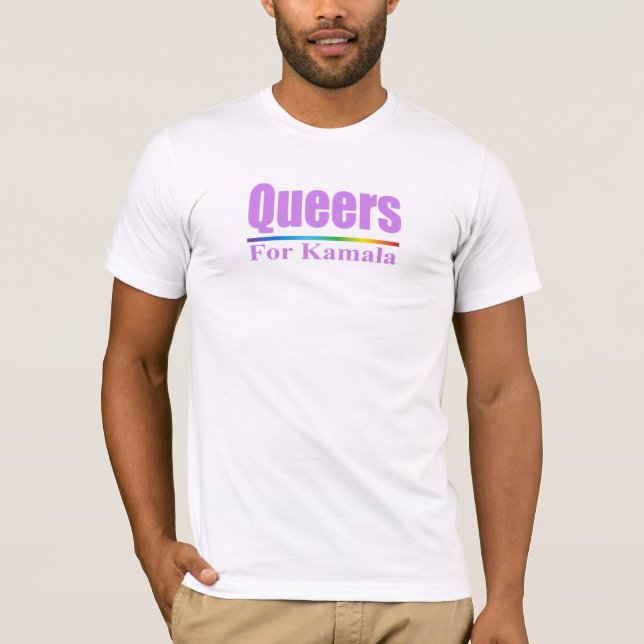 Queers for Kamala / Kamala Harris T-Shirt (Front)