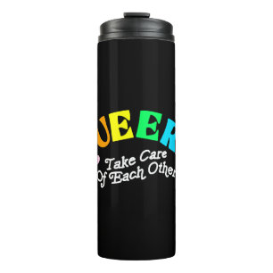 Queers Take Cares Of Each Others Lgbt Pride Gay Thermal Tumbler