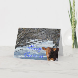 QuellaSnowyChristmas-customise Holiday Card