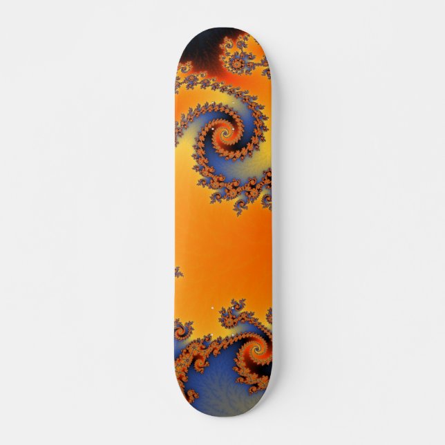 Quenched Double Spiral Skateboard (Front)