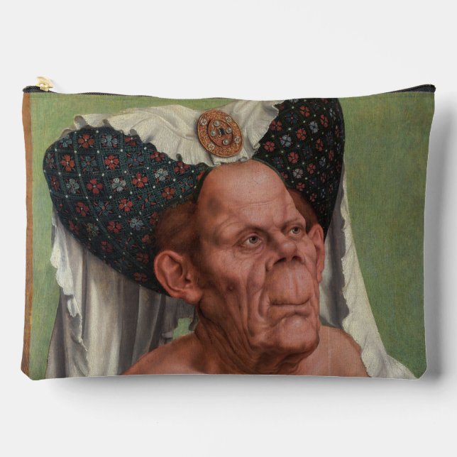 Quentin Matsys - A Grotesque Old Woman Accessory Pouch (Front)