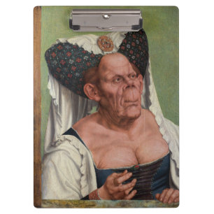 Quentin Matsys - A Grotesque Old Woman  Clipboard