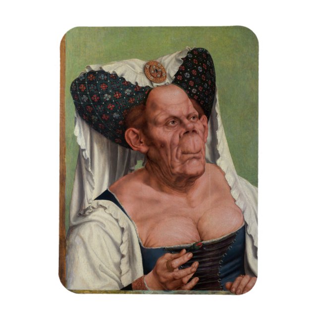 Quentin Matsys - A Grotesque Old Woman Magnet (Vertical)