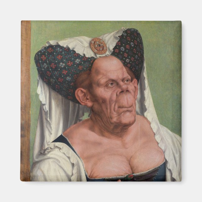 Quentin Matsys - A Grotesque Old Woman Magnet (Front)