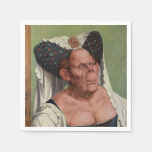 Quentin Matsys - A Grotesque Old Woman Napkin