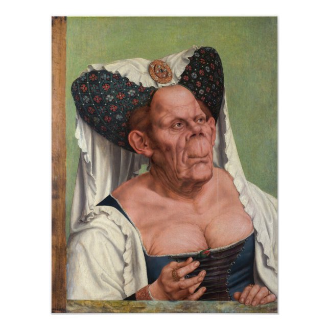 Quentin Matsys - A Grotesque Old Woman Photo Print (Front)