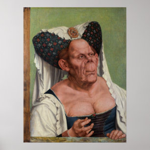 Quentin Matsys - A Grotesque Old Woman Poster