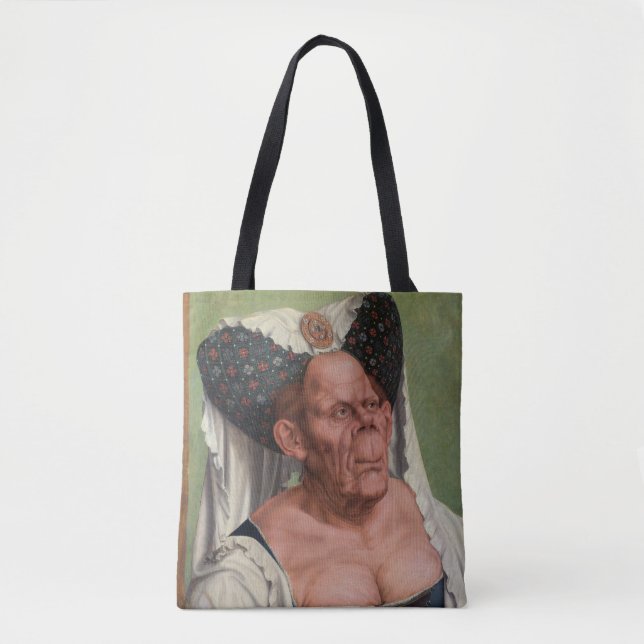 Quentin Matsys - A Grotesque Old Woman Tote Bag (Front)