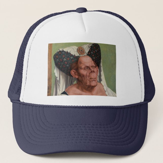 Quentin Matsys - A Grotesque Old Woman Trucker Hat (Front)