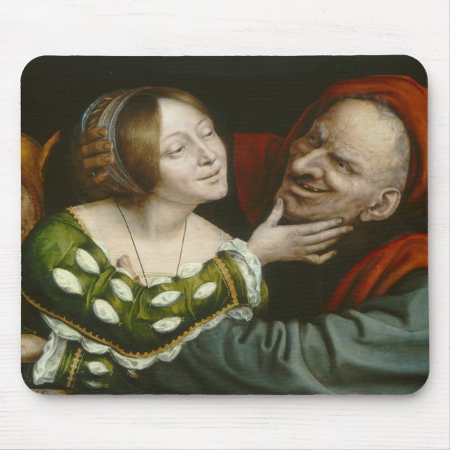Quentin Matsys - Ill-Matched Lovers Mouse Pad (Front)