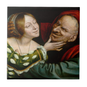 Quentin Matsys - Matched Lovers Ceramic Tile