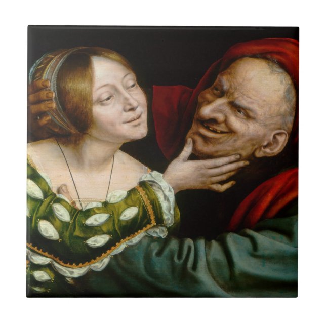 Quentin Matsys - Matched Lovers Ceramic Tile (Front)