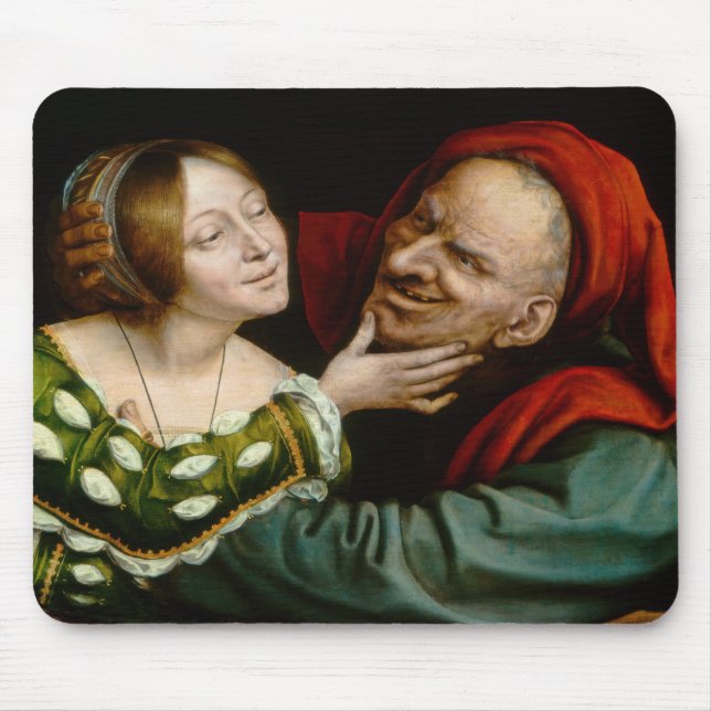 Quentin Matsys - Matched Lovers Mouse Pad (Front)