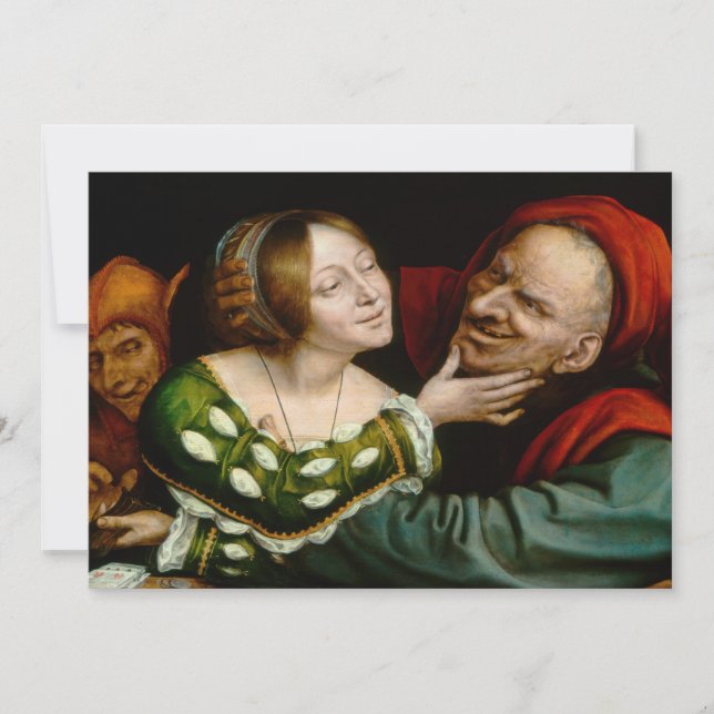 Quentin Matsys - Matched Lovers Thank You Card (Front)