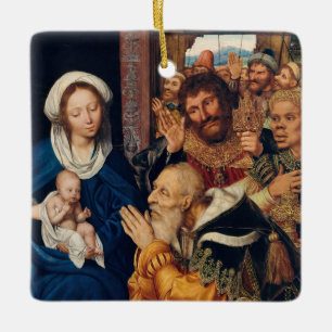 Quentin Matsys - The Adoration of the Magi Ceramic Ornament