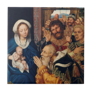 Quentin Matsys - The Adoration of the Magi Ceramic Tile