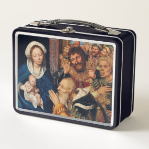 Quentin Matsys - The Adoration of the Magi Metal Lunch Box