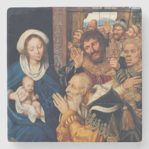 Quentin Matsys - The Adoration of the Magi Stone Coaster