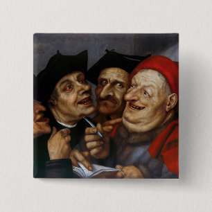 Quentin Matsys - The Purchase Agreement 15 Cm Square Badge