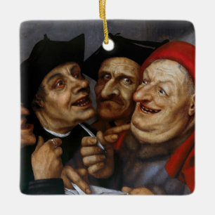 Quentin Matsys - The Purchase Agreement Ceramic Ornament